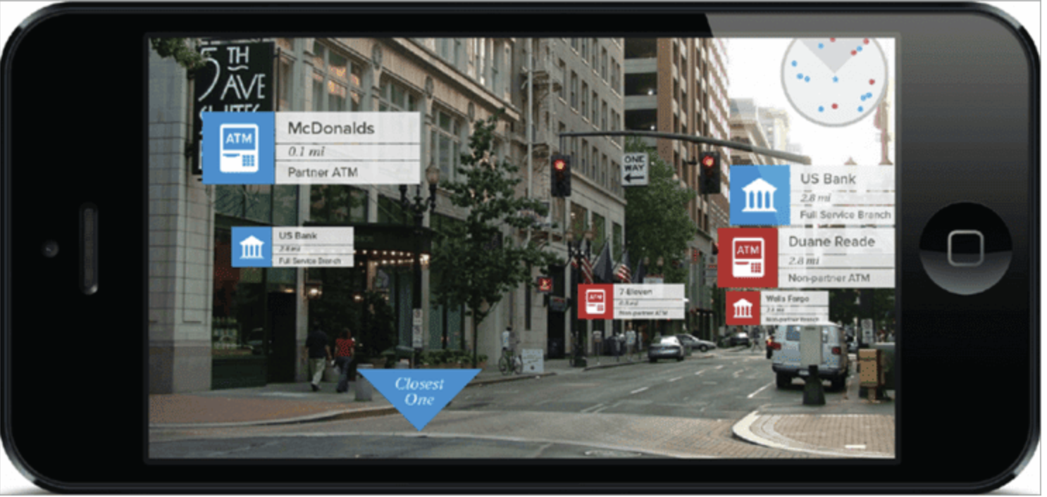 location based AR for mobile restaurants