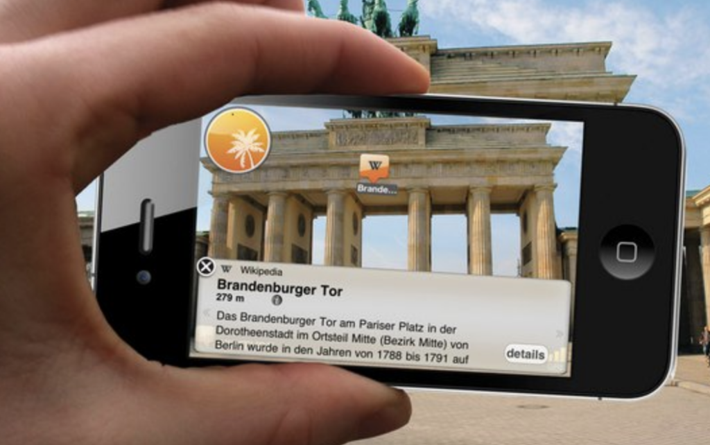 AR points of interest on mobile